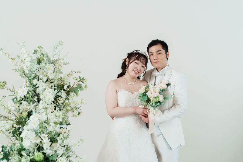 寄り添うおふたり