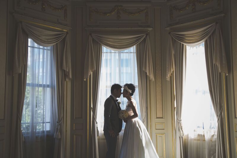 シルエット風に