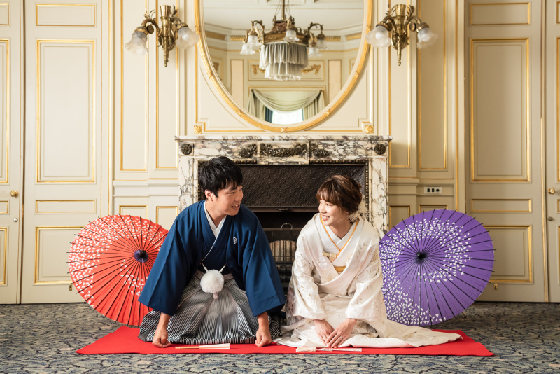 大人気！和装お座りショット