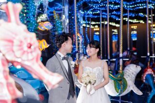 【洋装】素敵な笑顔で水族館フォト♪