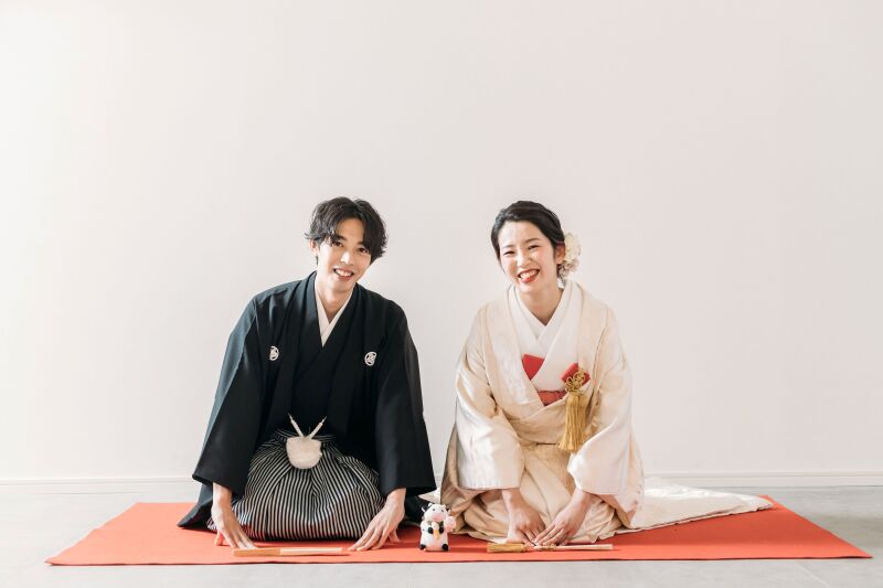 お座りショット