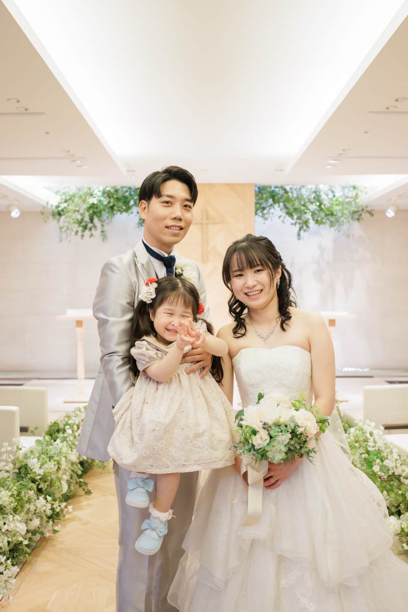 結びに素敵な笑顔で