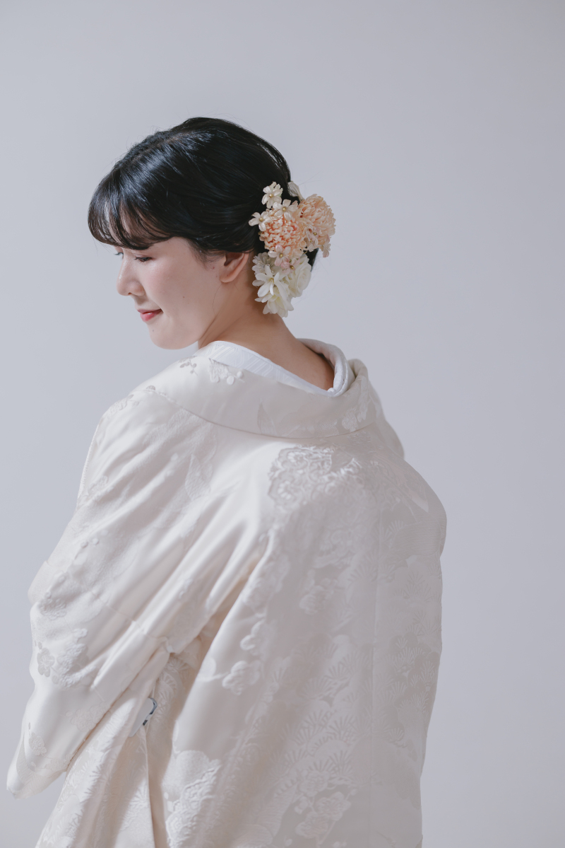 新婦様ソロショット(洋髪)