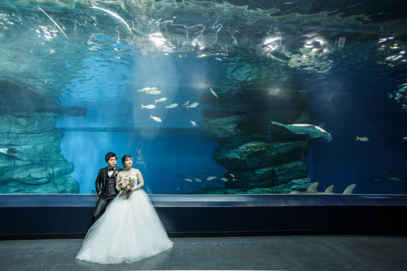 おふたりらしい自然な1枚