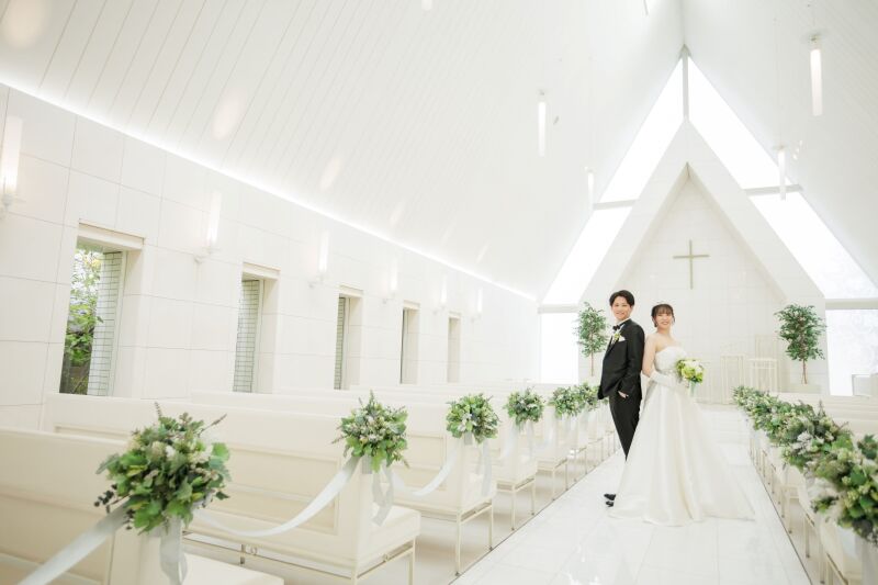 洋装チャペル館内　ホワイトチャペル×スタジオ