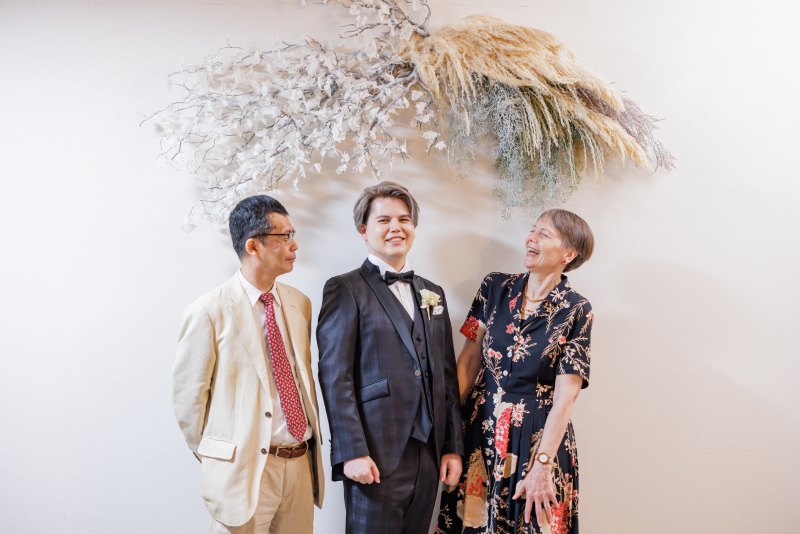 ご新郎様のご家族と