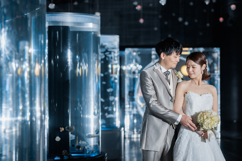 【洋装】アクアパーク品川で特別なフォトウエディングを☆