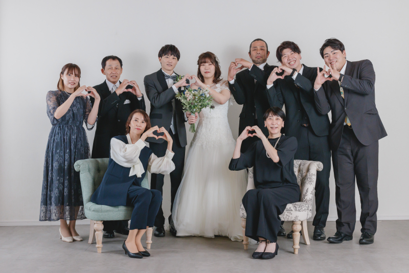 【洋装】大切なご家族の皆様と撮影！
