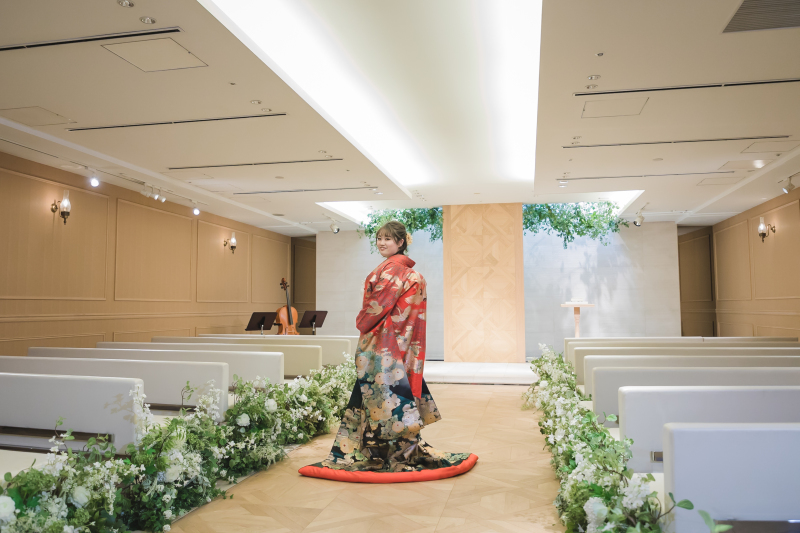 和装は後ろ姿も