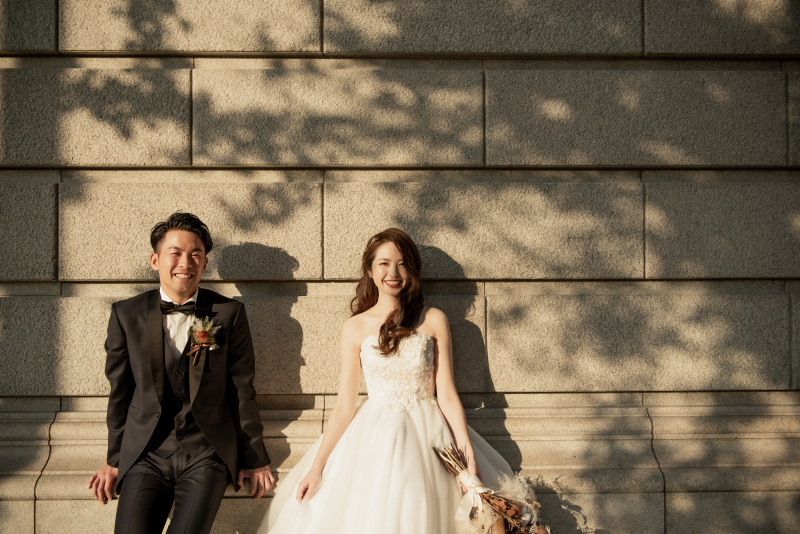 《幅広いラインアップのドレス・和装に心が躍る*》