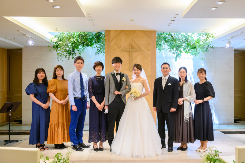 《ご家族・ご友人を招いての撮影もOK！》