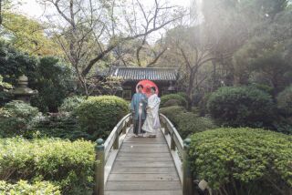 SWITCH東京（品川プリンスホテル内）_新緑が美しい日本庭園での撮影♪