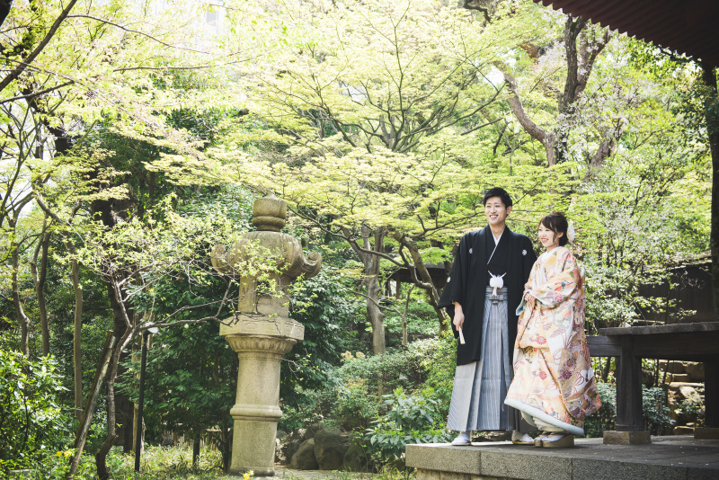 SWITCH東京（品川プリンスホテル内）_庭園で撮影できる