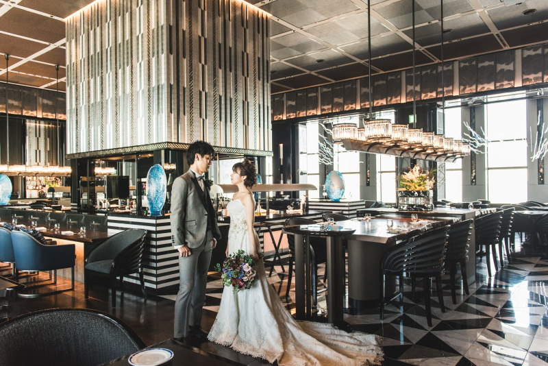 《チャペル撮影後は、贅沢にロケーション撮影も叶う》