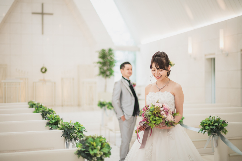 《洋装チャペル》貸切チャペルで30分撮り放題*撮影+衣装+美容+データ付きの充実内容◎26年1-2月の平日撮影限定