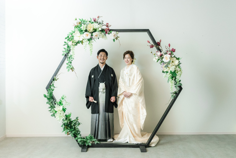 《ドレス&和装撮影》洋装のチャペル撮影&和装スタジオでフォトウェディング*撮影+衣装+美容+データ付の充実内容