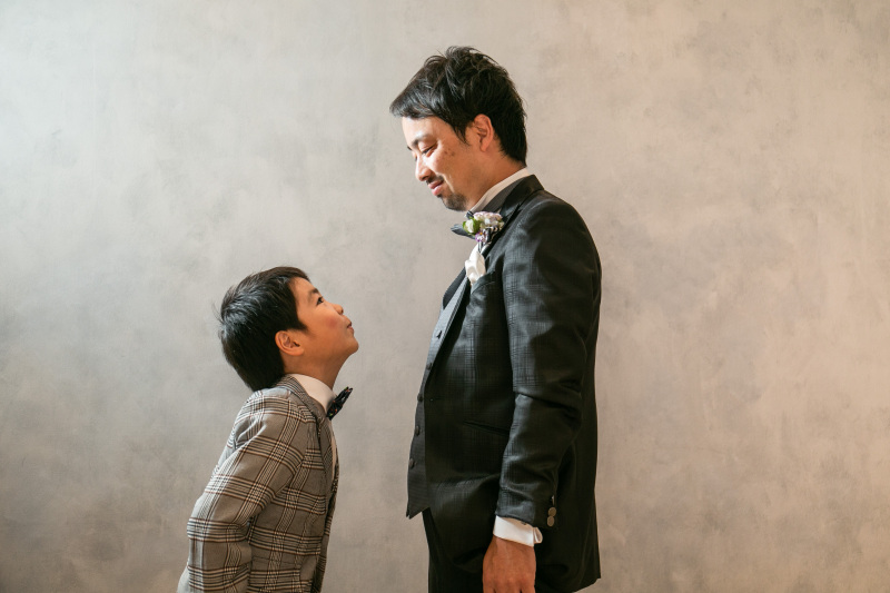 《お子様も一緒に*ファミリーフォトウェディング》家族で記念写真を残そう!安心サポート付*撮影+衣装+美容+データ付の充実内容◎