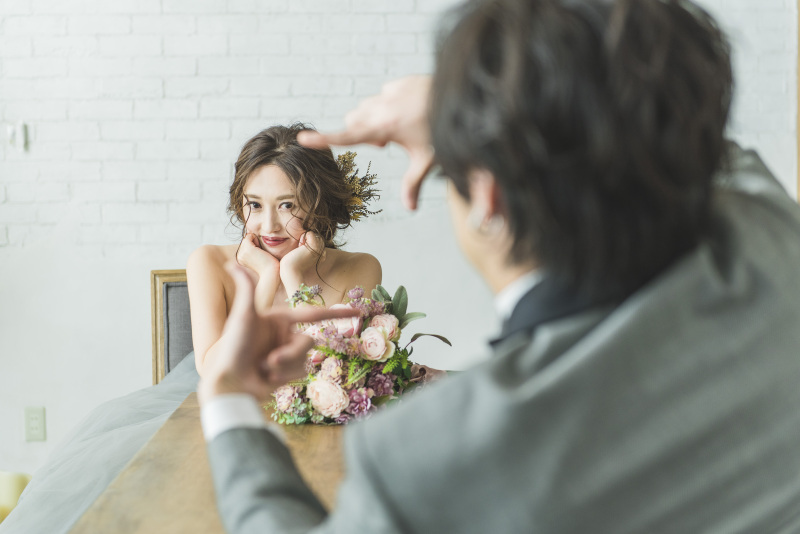 《洋装スタジオ》予算重視の方必見★撮影+衣装+美容+データ付きの充実内容◎