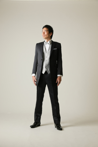 ネイビーロングタキシード