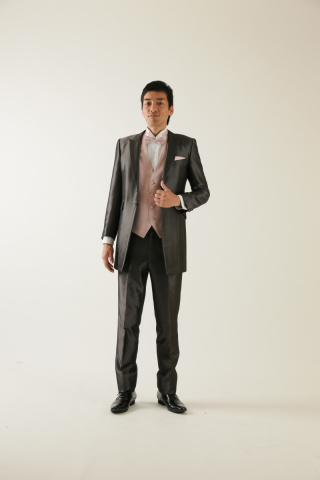 グレーロングタキシード