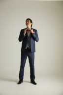 ネイビーショートタキシード