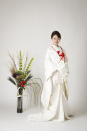 白無垢赤の飾り襟