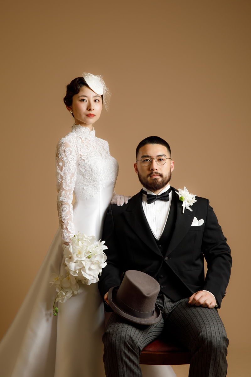 シンプルな結婚写真が撮りたい