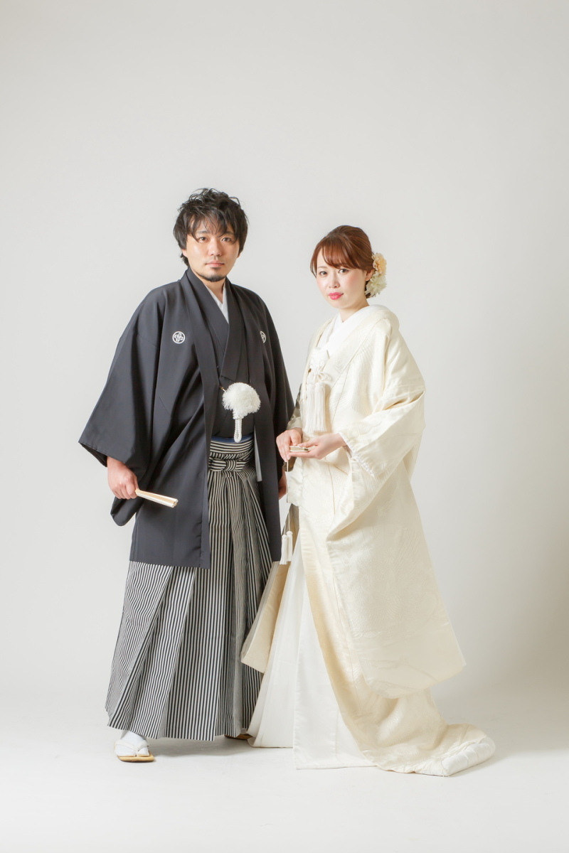 洋髪に白無垢も中々素敵!きちんと撮影!