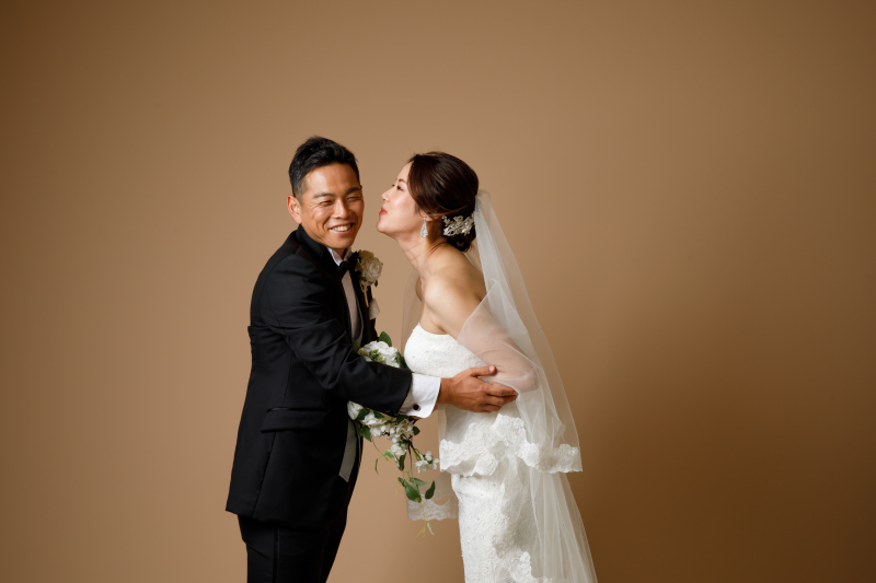 誓いのキス・・？逆？