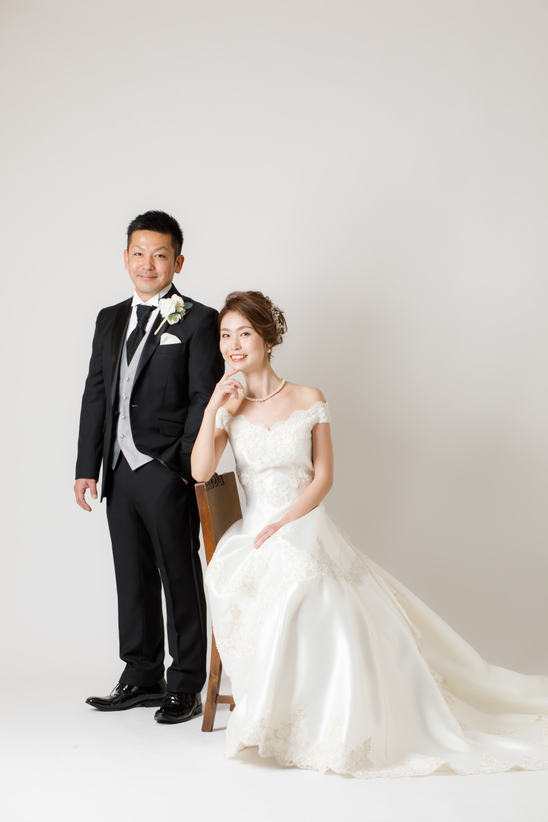 がらりとチェンジのドレス姿へ