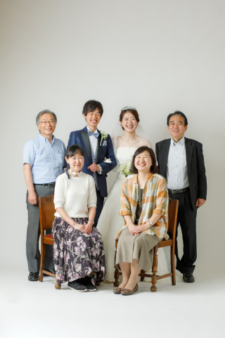 お顔合わせを撮影で