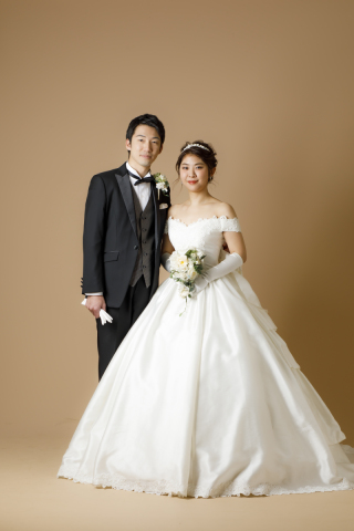 落ち着いた写真が基本のスタジオ撮影