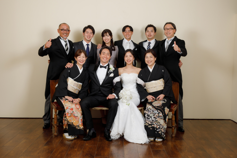 ドレス屋さんの写真館　フォトスタジオカインド_家族・友人を撮影に呼べる