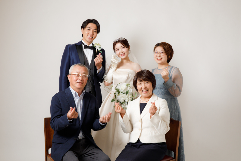 ドレス屋さんの写真館　フォトスタジオカインド_家族・友人を撮影に呼べる