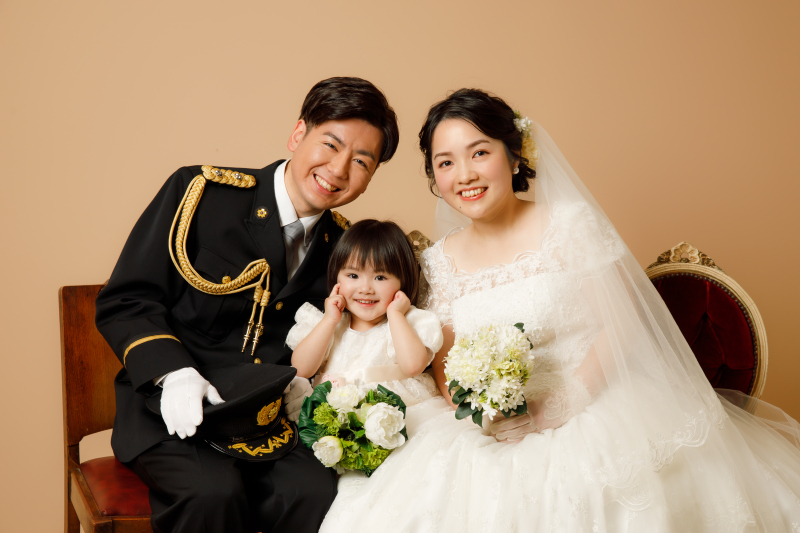 ドレス屋さんの写真館　フォトスタジオカインド_家族・友人を撮影に呼べる