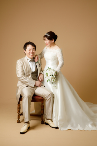 ドレス屋さんの写真館 フォトスタジオカインド_洋装スタジオ撮影