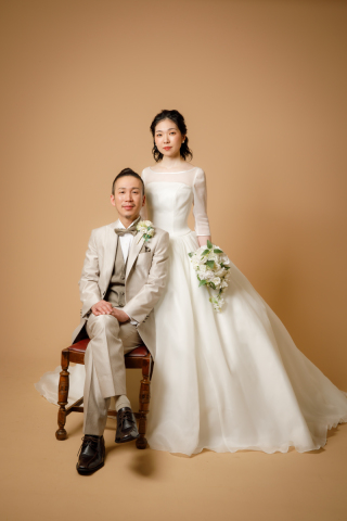 ドレス屋さんの写真館　フォトスタジオカインド_洋装スタジオ撮影