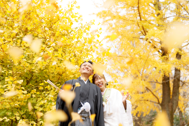 ドレス屋さんの写真館 フォトスタジオカインド_庭園で撮影できる