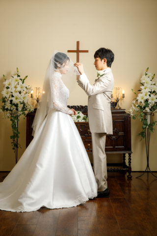 ドレス屋さんの写真館　フォトスタジオカインド_洋装スタジオ撮影