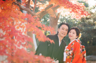 ドレス屋さんの写真館　フォトスタジオカインド_和装ロケーション撮影