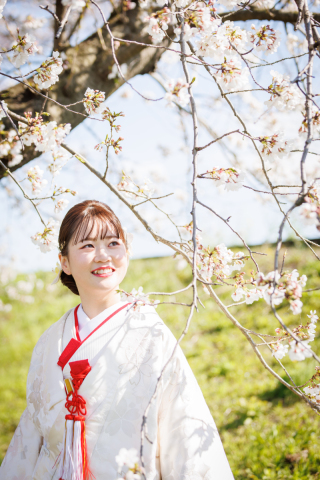 ドレス屋さんの写真館　フォトスタジオカインド_和装ロケーション撮影