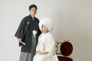 慶びプラン(和洋装)衣装のグレードアップ無しインナー小物全て含む 100カット以上撮影10pアルバム全カットデータ付