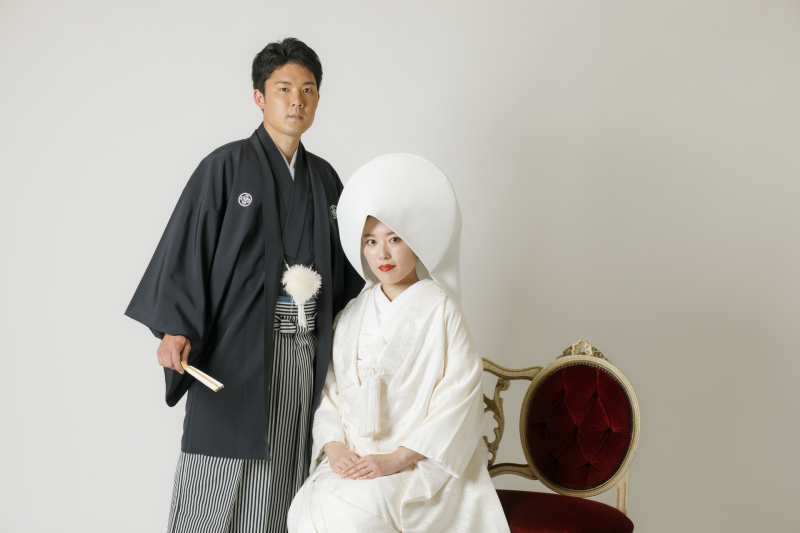 慶びプラン(和洋装)衣装のグレードアップ無しインナー小物全て含む 100カット以上撮影10pアルバム全カットデータ付