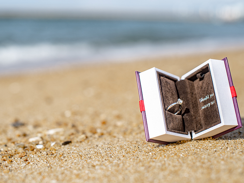 指輪をパカリ！