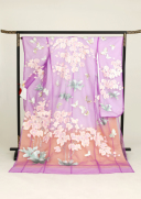 オーガンジー紫　胡蝶蘭　U-21