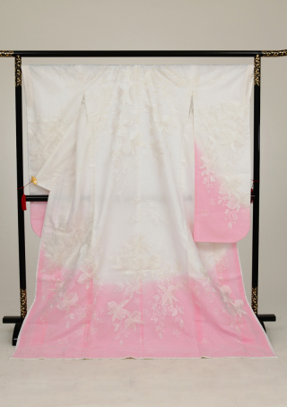 オーガンジーあわせピンクぼかし　U-26