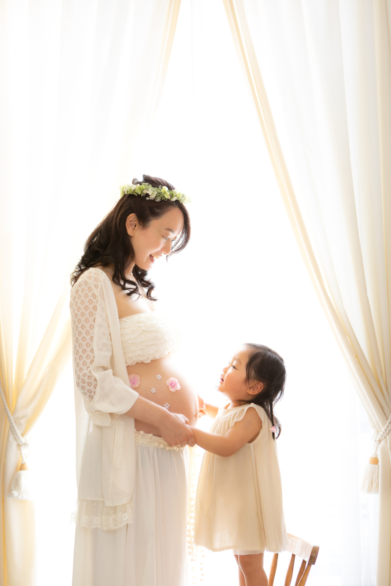 ママとお姉ちゃん。