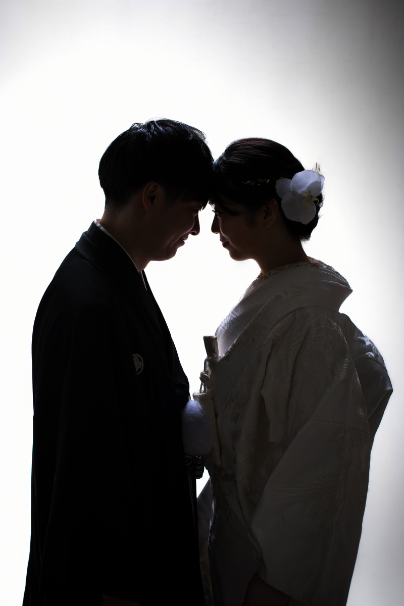 スタジオでシルエット♪