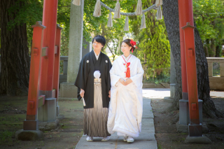 白無垢と色打掛♪凛々しく美しい和装2着ウエディング