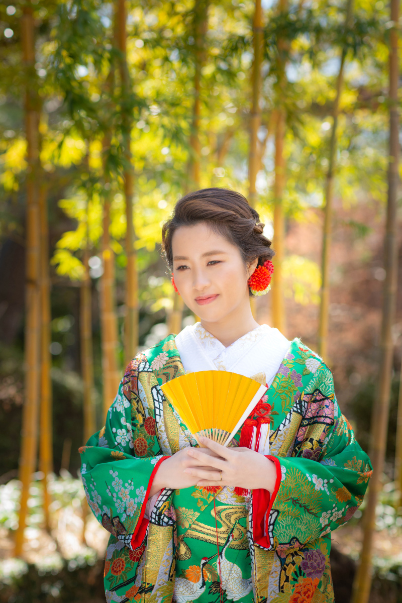 花嫁様のソロショット。